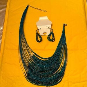 Custom made Necklace and Earrings set